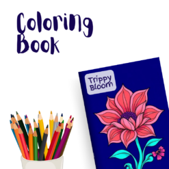 Trippy Bloom – 1 Coloring Book