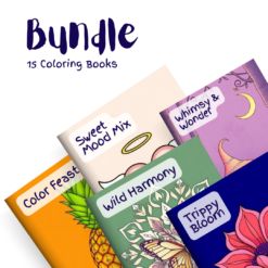 Eclectic Muse Bundle – 15 Coloring Books