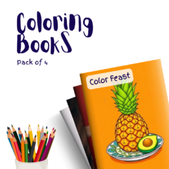 Color Feast – 4 Coloring Books